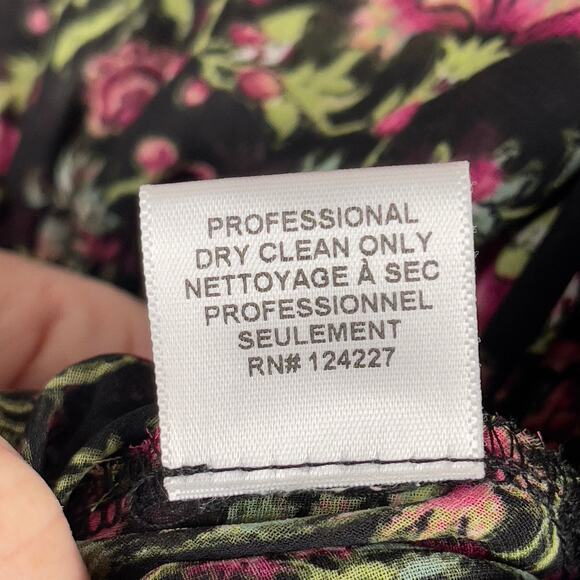 Misa Los Angeles Hollen Fuschia Floral Tiered Sleeveless Maxi Dress XS Feminine - Picture 13 of 16